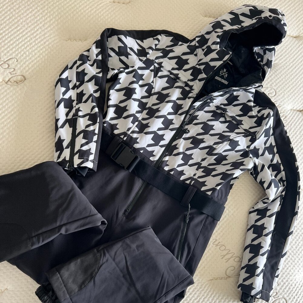 GSOU SNOW Ski Suit Women One Piece Snowsuit Snowboard Slim Insulated Jumpsuit